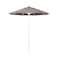 California Umbrella 7.5' Matted White Aluminum Market Umbrella, Sunbrella Gateway Blush 194061334171 - alternate 1